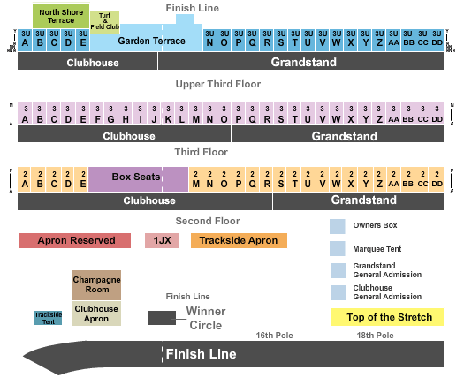 Belmont Park Raceway Belmont Stakes Seating Chart